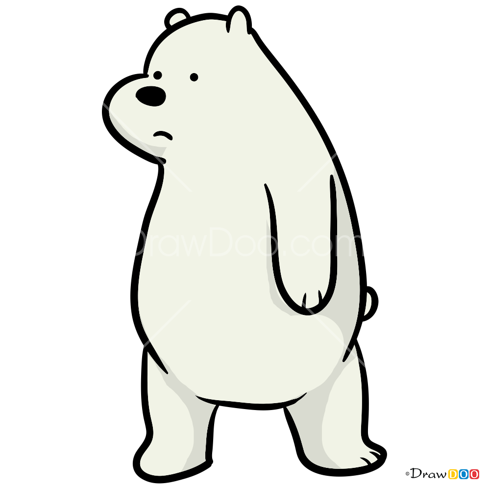 How To Draw Ice Bear, We Bare Bears